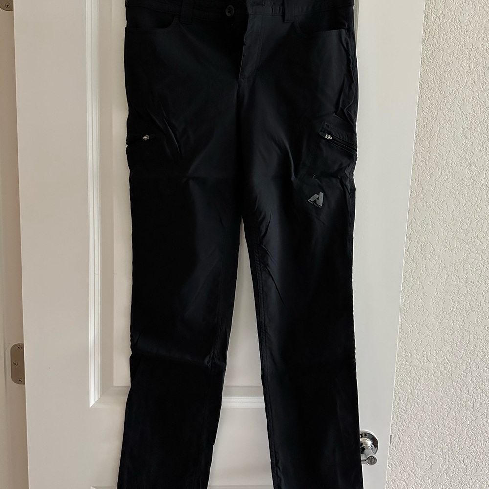 Eddie Bauer Women's Black Ranier Cargo Trousers
